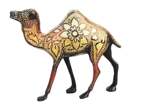 Brass Showpiece Camel Statue 0.74kg
