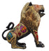 Brass Showpiece Lion Black Meena 2.76kg