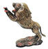 Brass Showpiece Jumping Lion Statue 3.03kg