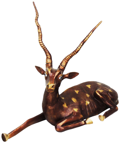 Brass Showpiece Reindeer Statue 23.52kg