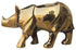 Brass Showpiece Rhino Gainda Genda Statue 0.35kg