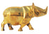 Brass Table Decor Showpiece Rhino Ganda Statue 0.511kg