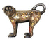 Brass Showpiece Monkey Bandar Statue 2.175kg