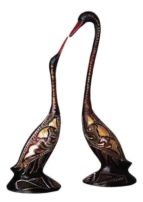 Brass Duck Pair Statue 0.46kg