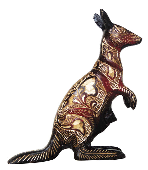 Brass Kangaroo Statue 0.39kg