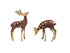 Brass Deer Pair Statue 1.5kg