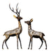 Brass Deer Pair Statue 7.76kg