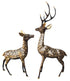 Brass Deer Pair Statue 7.76kg