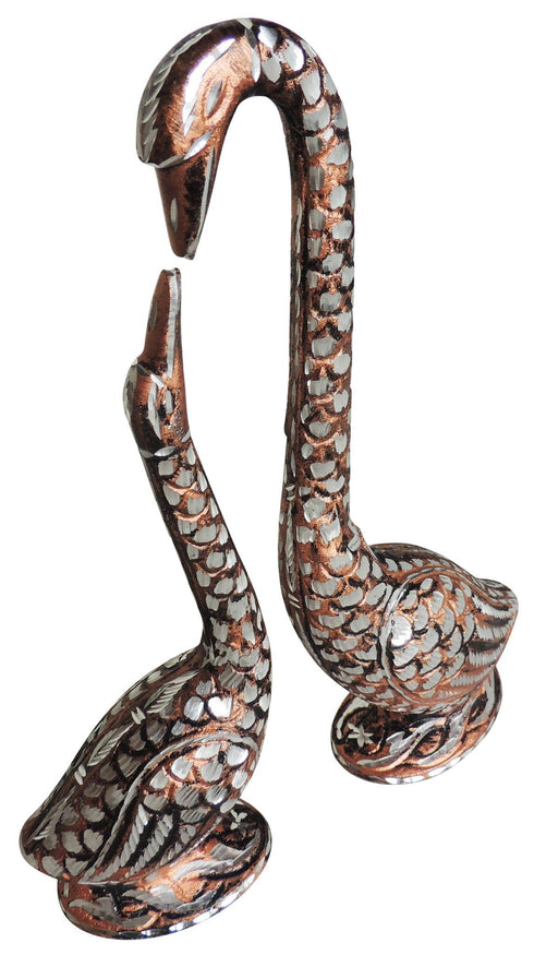 Brass Duck Pair Statue 0.54kg