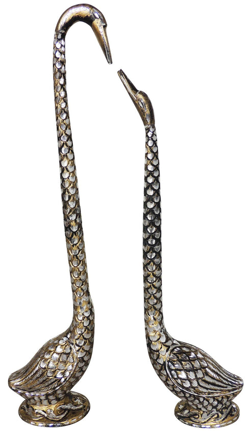 Brass Duck Pair Statue 0.92kg