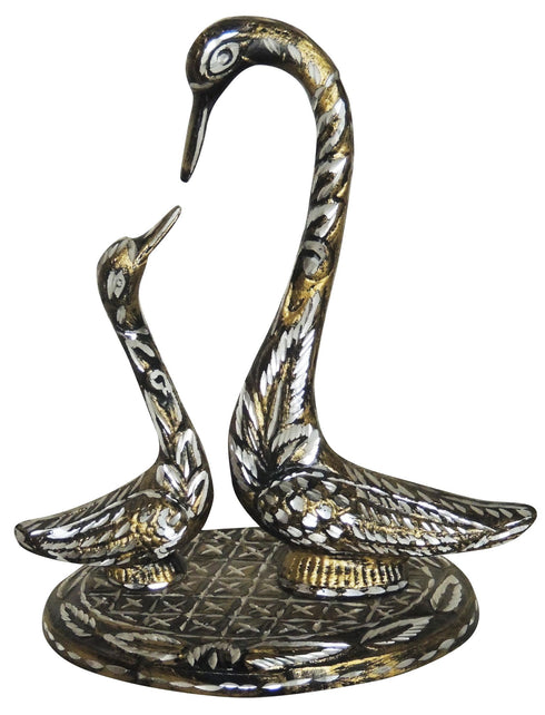 Brass Duck Pair Statue 0.7kg