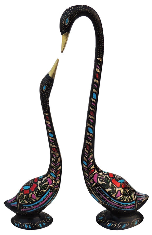 Brass Duck Pair Statue 1.16kg