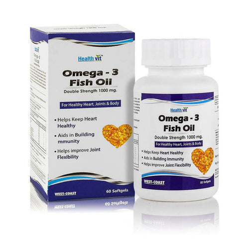 Healthvit Omega 3 Fish Oil Double Strength Capsules