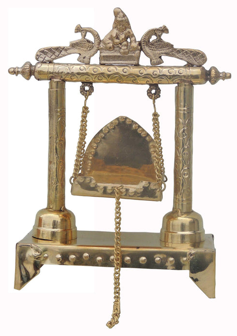Brass Laddu Gopal Jhula For God Idol 0.54kg
