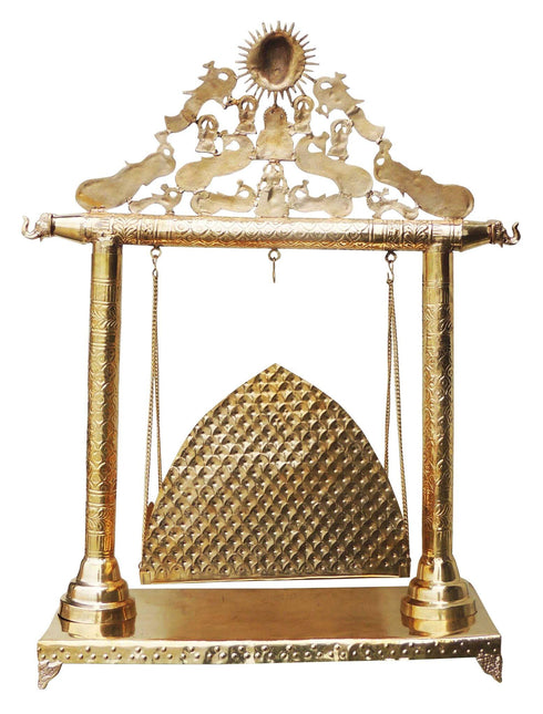 Brass Laddu Gopal Jhula For God Ido 11.05kg