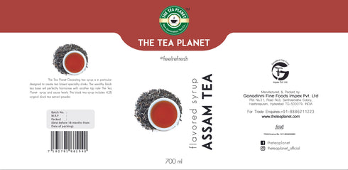 The Tea Planet Assam Tea Syrup 700 ml