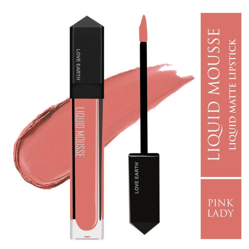Love Earth Liquid Mousse Lipstick Pink Lady