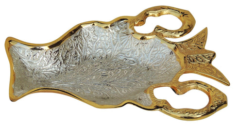 Brass Trophy Shape Bowl With Velvet Box 0.24kg