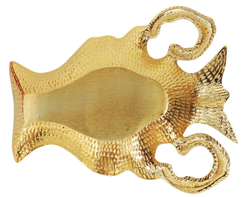 Brass Trophy Shape Bowl With Velvet Box 0.24kg