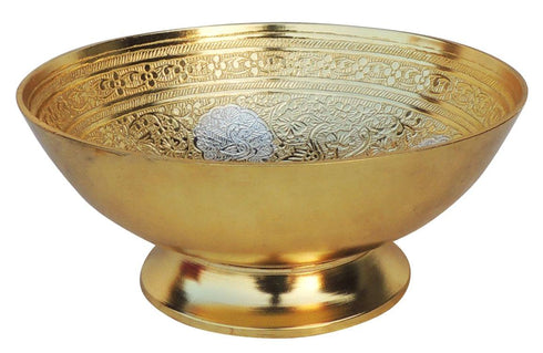 Brass Katora Beldar Gold finish 0.3kg