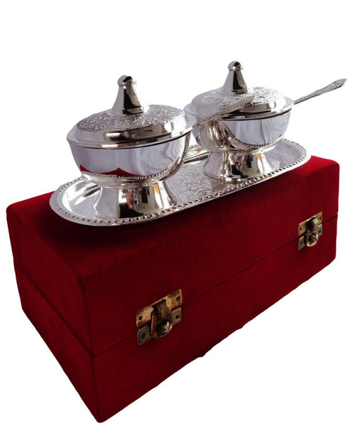 Brass Supari Bowl Set Single Tone 0.2kg