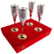 Brass Goblet 4 pcs Napiri 1.076kg