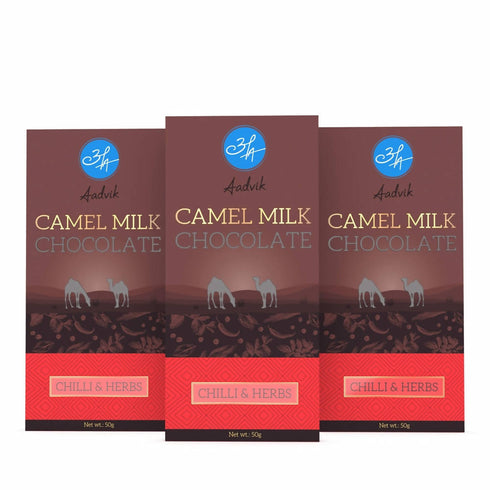 Aadvik Camel Milk Chocolate With Chilli and Herbs