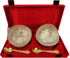 Brass 2 Bowl Set with Velvet Box 0.12kg