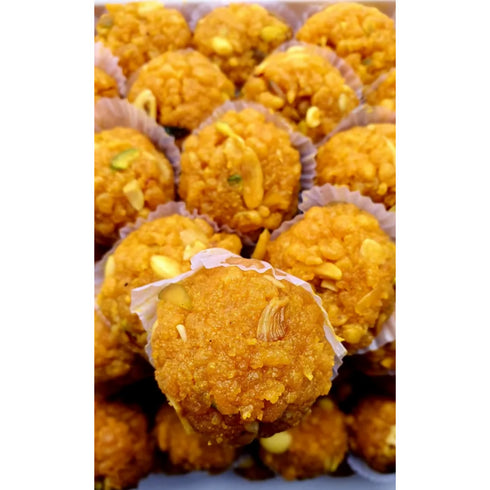 Hameedi Confectioners Zaffrani Moti Boondi Laddu