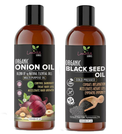 Luxura Sciences Onion Oil and Black Seed Oil