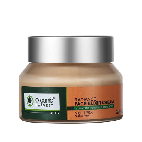 Organic Harvest Activ Saffron Radiance Face Elixir Cream