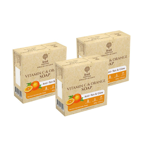 Khadi Essentials Vitamin C And Orange Handmade Herbal Soap