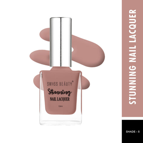 Swiss Beauty Stunning Nail Lacquer Pack Of 2 10ml Each