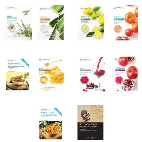 Mirabelle Korea Rejuvenation Facial Sheet Mask Combo
