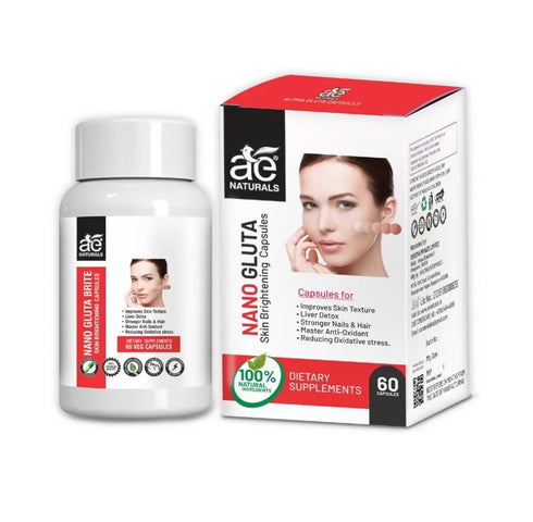 Ae Naturals Nano Gluta Skin Brightening Capsules 60 Caps