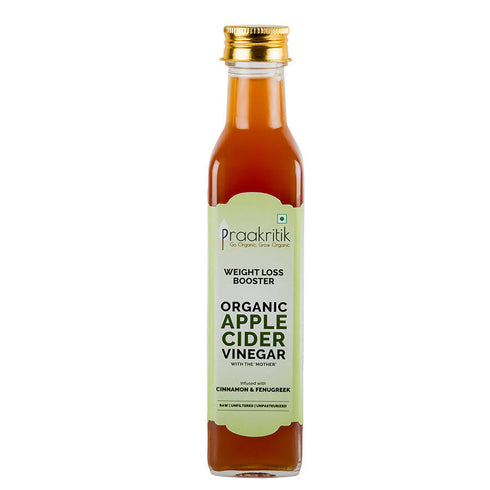 Praakritik Organic Apple Cider Vinegar Fenugreek & Cinnamon