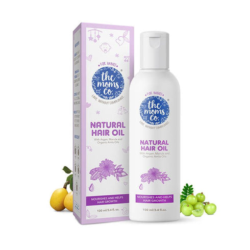 The Moms Co. Natural Baby Hair Oil