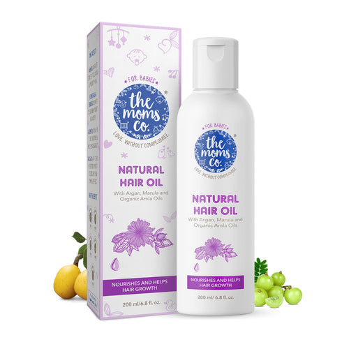 The Moms Co. Natural Baby Hair Oil
