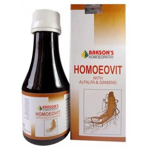 Bakson's Homoeovit with Alfalfa & Ginseng Syrup