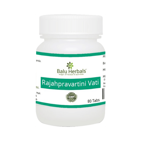 Balu Herbals Balu Herbals Rajahpravartini Vati 80 tablets