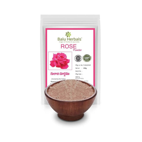 Balu Herbals Rose Powder 100 g Powder
