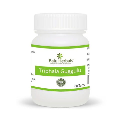 Balu Herbals Triphala Guggulu Tablet 80 tabs