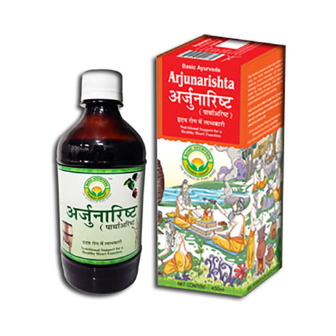 Basic Ayurveda Arjunarishta bottle of 450 ml Liquid