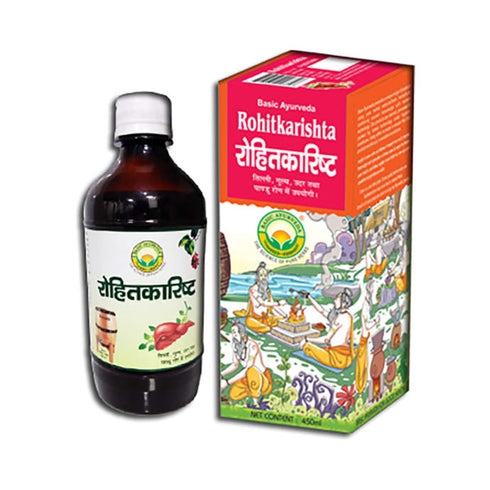 Basic Ayurveda Rohitkarishta, bottle of 450 ml Liquid