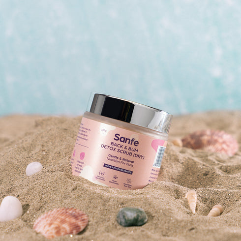 Sanfe Back & Bum Detox Scrub (Dry)100Gm