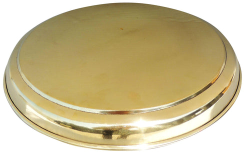 Brass Thali Embose Design 0.55kg