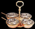 Brass & Steel Pickel Achar holder Bowl with spoon 0.915kg