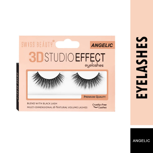 Swiss Beauty 3D Studio Effect Eyelashes Pack Of 2 2g Each