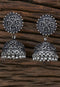 Traditional Beaded Jhumka Style Oxidized Earrings 20g