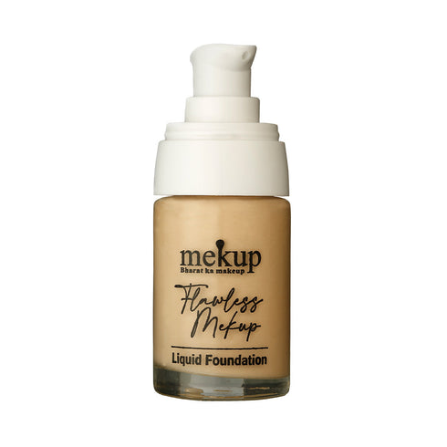 Coloressence Mekup Liquid Foundation Deep Coverage Lightweight Waterproof Formula 30ml